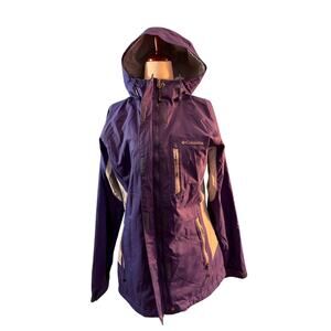 Columbia Sportswear Omni-Heat Jacket Attached Hood Zipper Close Pockets Small